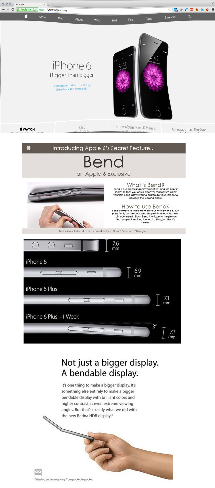The Bending iPhone 6